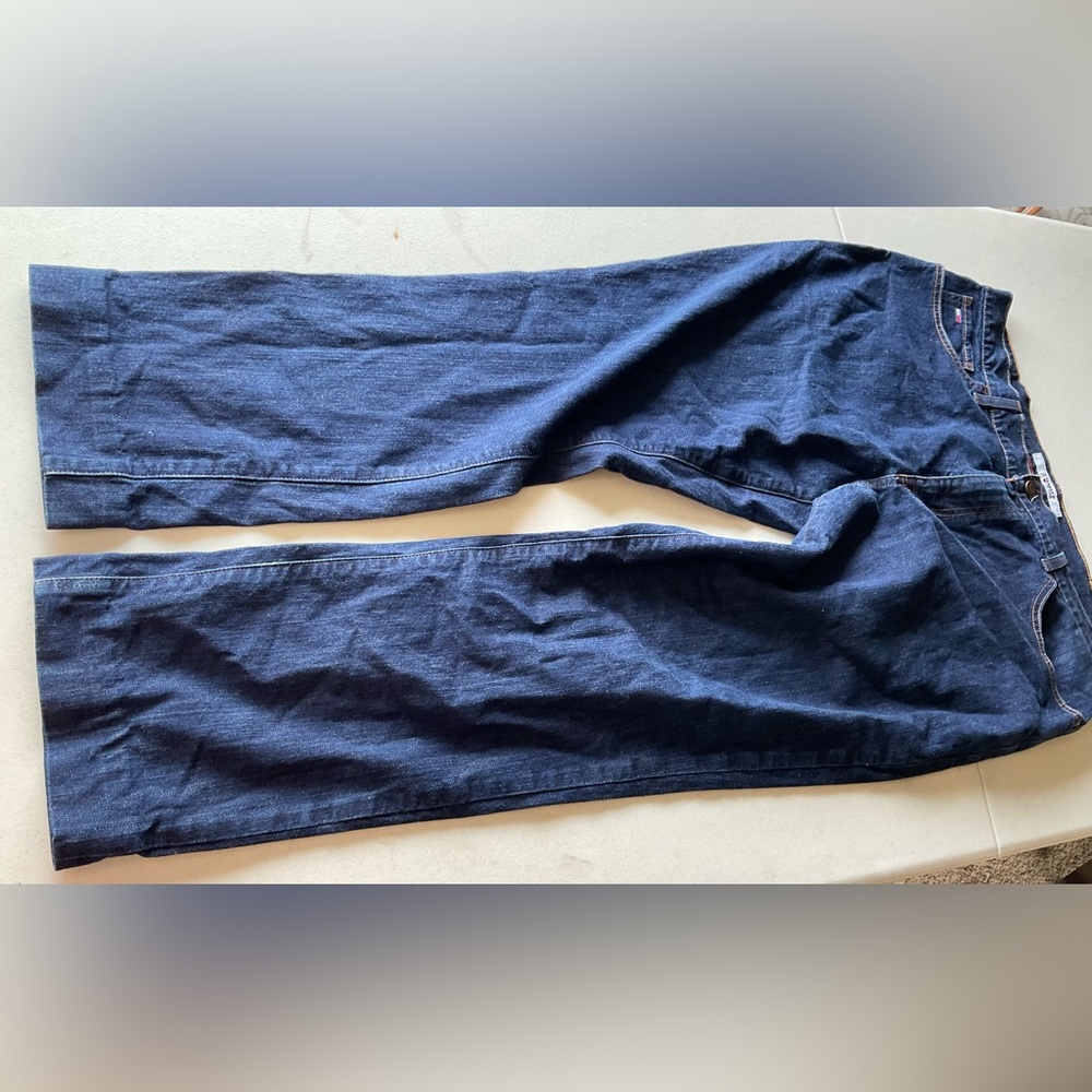 Tommy Jeans Dark Blue Denim Jeans hemmed - Picture 1 of 7
